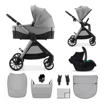 KINDERKRAFT Kočárek kombinovaný Vesto 2 3v1 Grey