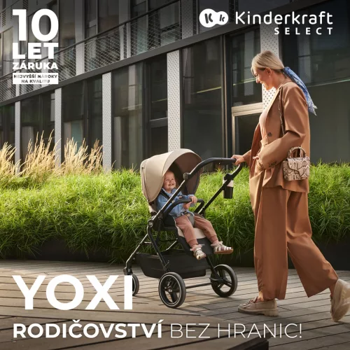 KINDERKRAFT SELECT Sport babakocsi Yoxi Moonlight Grey