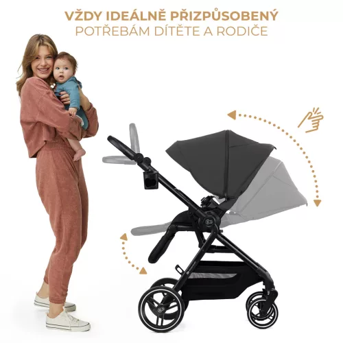 KINDERKRAFT SELECT Sport babakocsi Yoxi Moonlight Grey