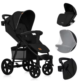LIONELO Sport babakocsi Annet Plus Black Carbon