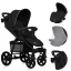 LIONELO Sport babakocsi Annet Plus Black Carbon
