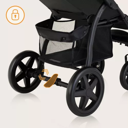 LIONELO Sport babakocsi Annet Plus Black Carbon