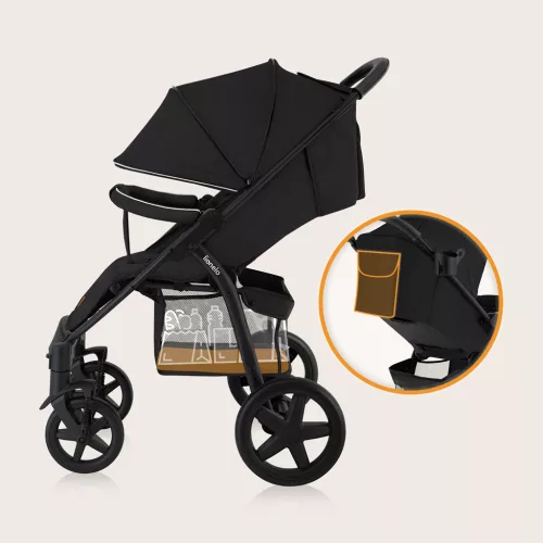 LIONELO Sport babakocsi Annet Plus Black Carbon