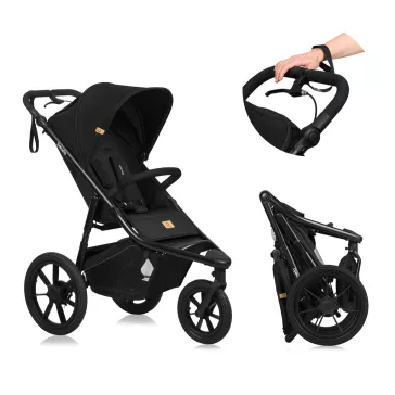 LIONELO Sport babakocsi Azura Black Onyx