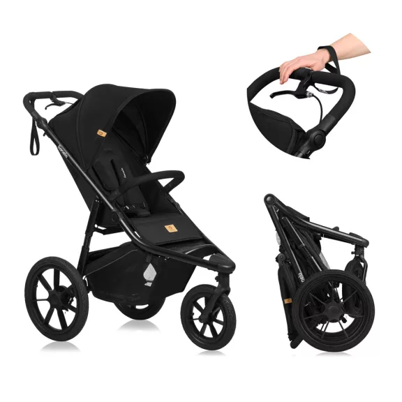 LIONELO Sport babakocsi Azura Black Onyx