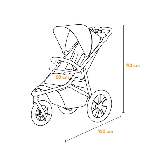 LIONELO Sport babakocsi Azura Green Forest