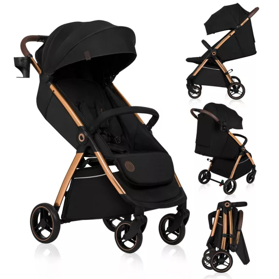 LIONELO Sport babakocsi Ingrid Black Onyx