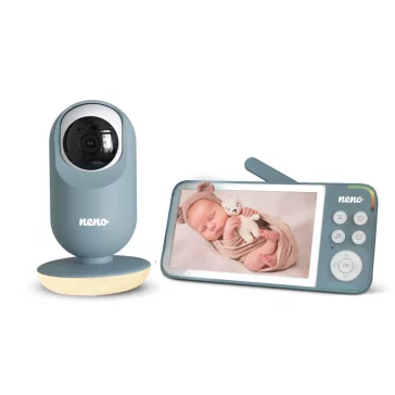   NENO Videós babaőr Vedo, vezeték nélküli 5"-os monitor, 355°-ban forgatható kamera, éjszakai fény