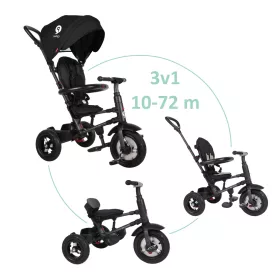 QPLAY Tricikli Rito air gel (Gumi) Black, kor 10-72 hó