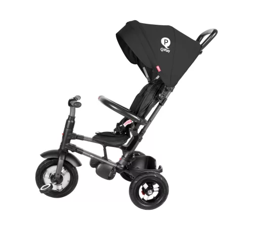 QPLAY Tricikli  Rito air gel (Gumi) Grey, életkor 10-72 hónap