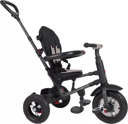 QPLAY Tricikli  Rito air gel (Gumi) Grey, életkor 10-72 hónap