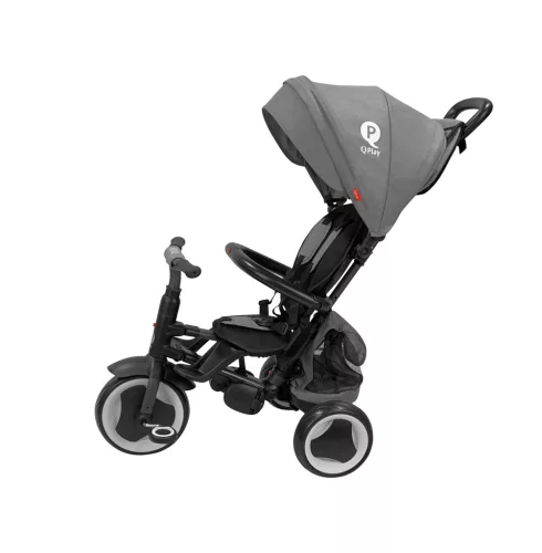 QPLAY tricikli  Rito eva plus Grey, életkor 10-72 hónap