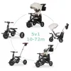 QPLAY Trojkolka Nova Deluxe 5v1 Beige, 10-72 mesiacov