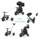 QPLAY Trojkolka Nova Deluxe 5v1 Black, 10-72 mesiacov