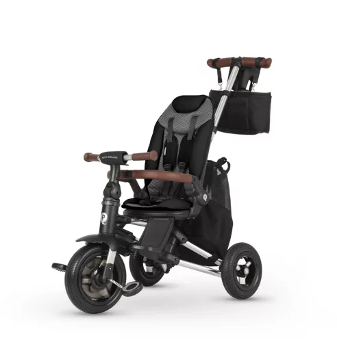 QPLAY Trojkolka Nova Deluxe 5v1 Black, 10-72 mesiacov