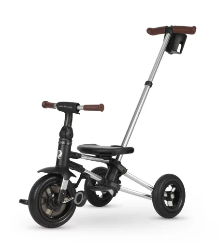 QPLAY Trojkolka Nova Deluxe 5v1 Black, 10-72 mesiacov