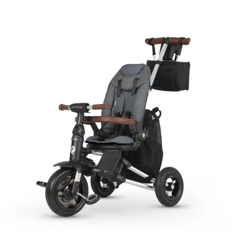 QPLAY Trojkolka Nova Deluxe 5v1 Grey, 10-72 mesiacov