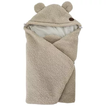 ECO Autósüléshuzat buklé pamuttal Light Beige 110x100cm