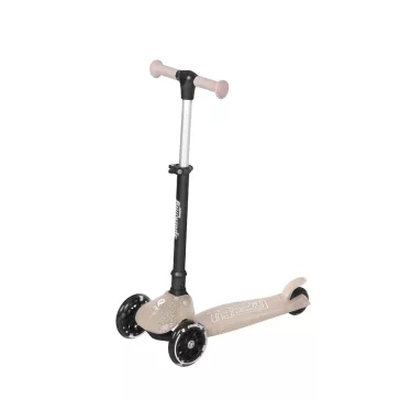 QPLAY Roller Sparkling Nude rózsaszín, 3 éves kortól