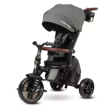   QPLAY Comfo Max Grey tricikli, 8 az 1-ben, 10-72 hónapos korig