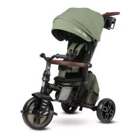   QPLAY Comfo Max Olive Green tricikli, 8 az 1-ben, 10-72 hónapos korig