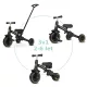 QPLAY Trojkolka Stager 3v1 Platinum, 2-6 rokov