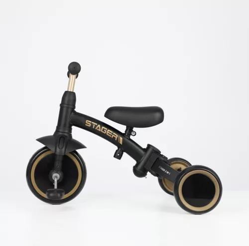 QPLAY Trojkolka Stager 3v1 Platinum, 2-6 rokov