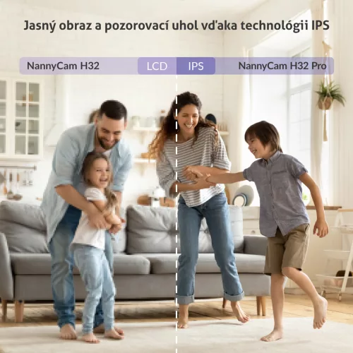 TRUELIFE digitális bébiőr NannyCam H32 PRO