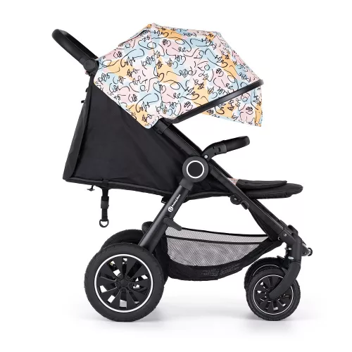 PETITE&MARS Sport babakocsi Street+ Air Black Limited 100 Faces
