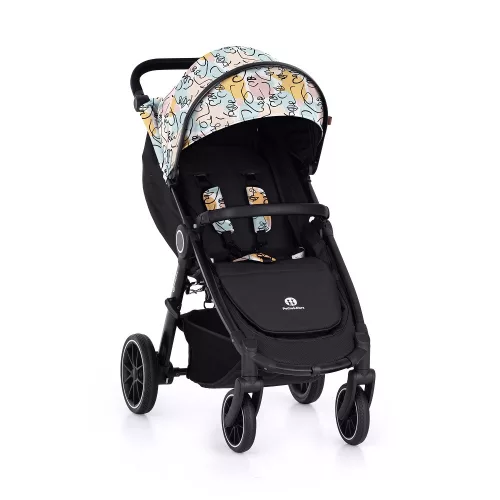 PETITE&MARS Sport babakocsi Street+ RWS Black Limited 100 Faces