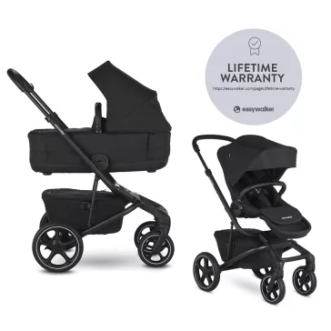   EASYWALKER Kombinált babakocsi Jimmey 2v1 Pepper Black LITE RWS