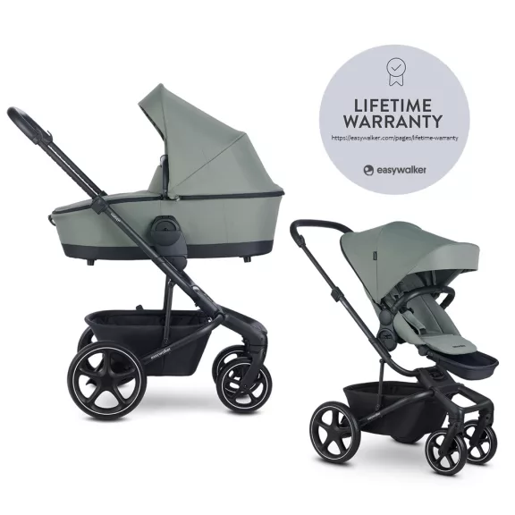 EASYWALKER Kombinált babakocsi Harvey⁵ 2v1 Agave Green LITE RWS