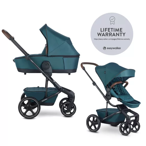 EASYWALKER Kombinált babakocsi Harvey5 Premium 2v1 Jade Green LITE RWS