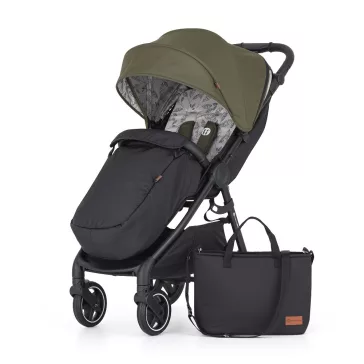 PETITE&MARS Sport babakocsi Royal3 Black Mature Olive