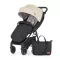 PETITE&MARS Sport babakocsi Royal3 Black Sahara Beige