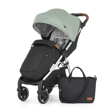 PETITE&MARS Sport babakocsi Royal3 Silver Iron Green