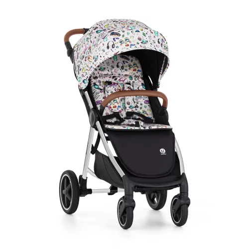 PETITE&MARS Sport babakocsi Royal3 Silver Limited100 Tattoo