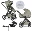 EASYWALKER Kombinált babakocsi Zoey Sage Green + CBX By CYBEX Aton B2 i-Size + bázis