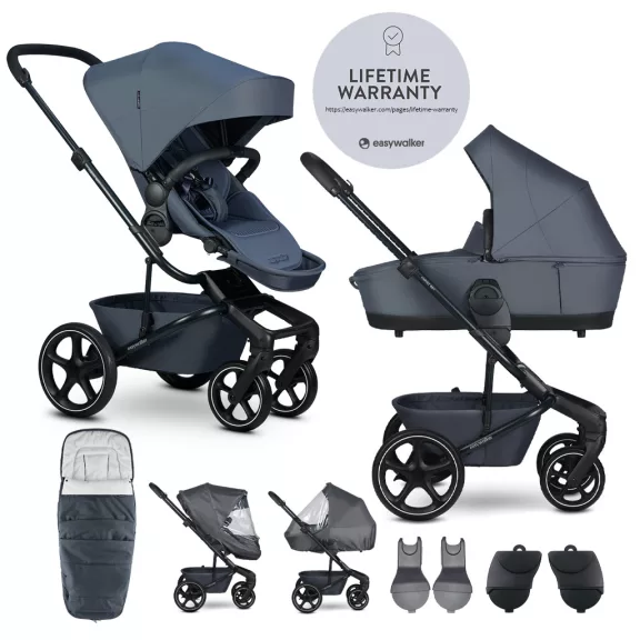 EASYWALKER Harvey NXT XXL babakocsi-szett tartozékokkal Deep Blue