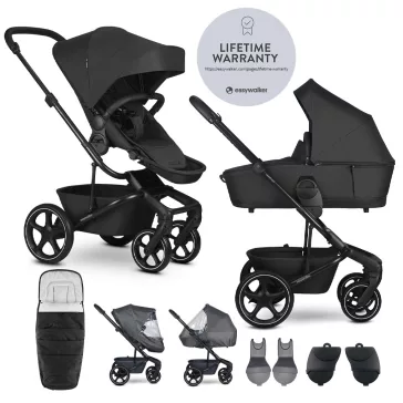   EASYWALKER Harvey NXT XXL babakocsi-szett tartozékokkal Eclipse Black