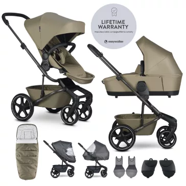   EASYWALKER Harvey NXT XXL babakocsi-szett tartozékokkal Moss Green