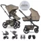 EASYWALKER Harvey NXT XL babakocsi-szett tartozékokkal Mocha Brown