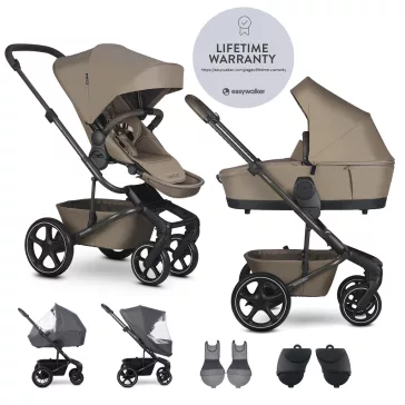   EASYWALKER Harvey NXT XL babakocsi-szett tartozékokkal Mocha Brown