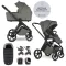 EASYWALKER Babakocsi szett kiegészítőkkel 2 az 1-ben Zoey Go Mineral Green XL