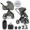 EASYWALKER Babakocsi szett kiegészítőkkel 2 az 1-ben Zoey Go Mineral Green XXL Limited