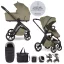 EASYWALKER Babakocsi szett kiegészítőkkel 2 az 1-ben Zoey Go Moss Green XXL Limited