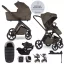 EASYWALKER Babakocsi szett 4 az 1-ben Zoey Go Chestnut Brown XL + CBX Aton B2 i-Size+CYBEX Base One