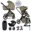 EASYWALKER Babakocsi szett 4 az 1-ben Zoey Go Moss Green XL + CBX Aton B2 i-Size + CYBEX Base One