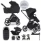 EASYWALKER Babakocsi szett 4 az 1-ben Zoey Go Pure Black XL + CBX Aton B2 i-Size + CYBEX Base One