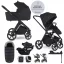 EASYWALKER Babakocsi szett 4 az 1-ben Zoey Go Pure Black XL + CBX Aton B2 i-Size + CYBEX Base One